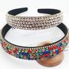 Damen und Mädchen Kristall Strass Stirnband, Mode Diamant Haarband, Glitzer Stirnband, Tägliche Haaraccessoires für Damen