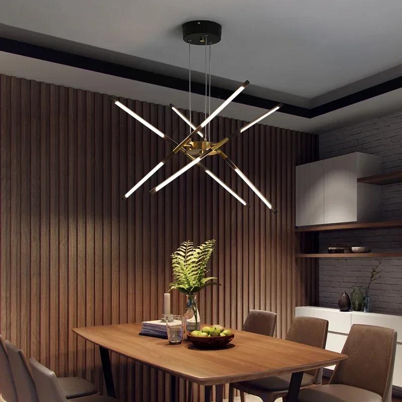 Modern Minimalist Living Room Pendant Lamp Creative Restaurant Bar Chandelier Luxury Bedroom Study Lights Combination Luminaire