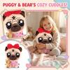Plush Stuffed Animal Soft Toy with Small Teddy Bear Accessory Home Decoration and Playroom Addition Suitable for Kids and Adults Birthday Gift