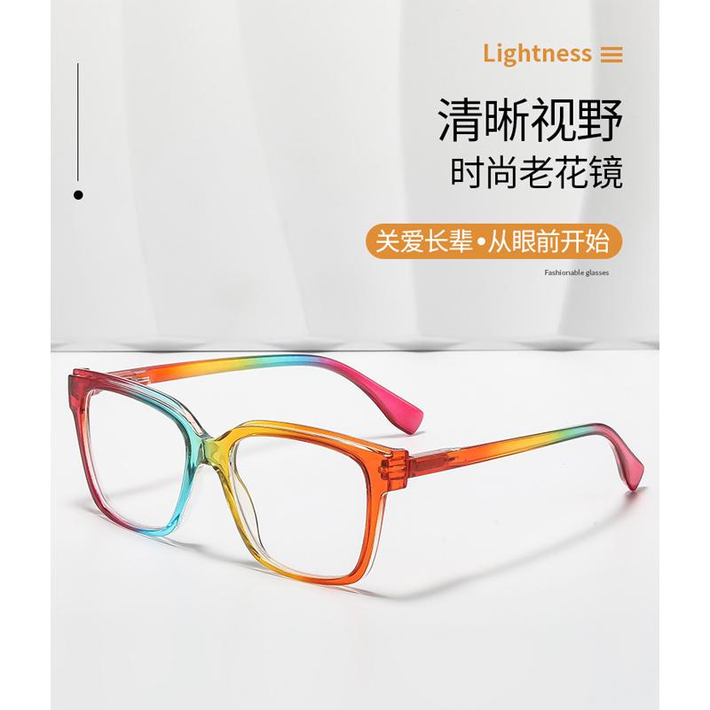 Colorful Reading Glasses Women New Luxury Design Men Anti Blue Light Eyeglass Fashionable Presbyopia Hyperopia Eyewear +1.0 +1.5 +2.0