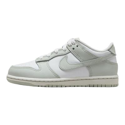 Leather Dunk Low Comfortable Fashionable Versatile Low-Top Kids Sneakers Kids Sneakers Silver White FB9108-124