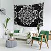 Botanical Polyester Fabric Tapestry Floral With Green White Spring Wall Hanging Tapestry,Plants Leaves Tapestry Daily Decorative