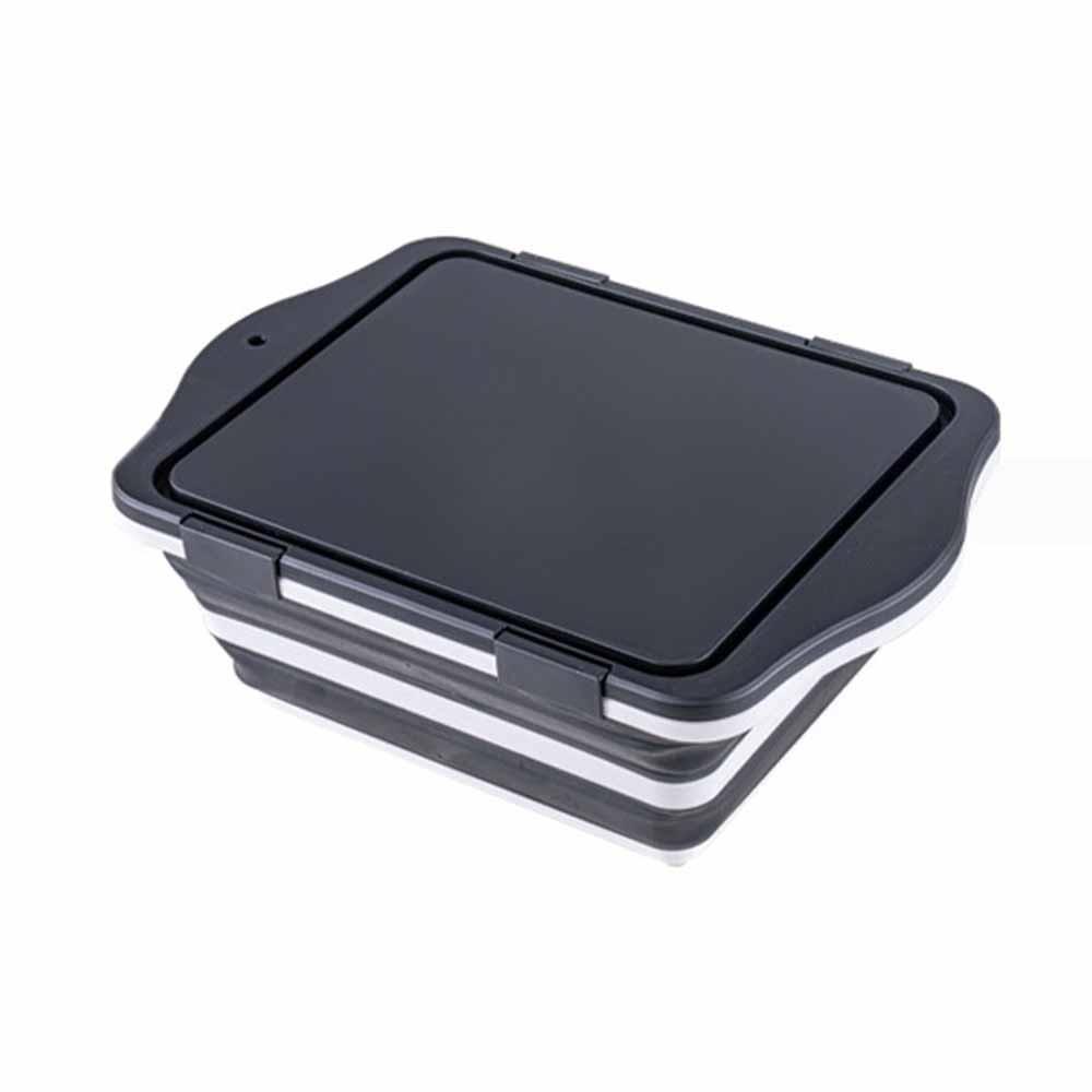 3 in 1 Folding Vegetable Board BPA Free Fruit Basket Collapsible Cutting Board  Household