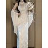 New Chinese-Style National Fashion Improved Hanfu Dress for Women, 2026 New Model, Cool and Elegant Retro Qipao Dress