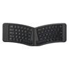 SANWA Large Foldable Slim Bluetooth Keyboard, Ergonomic V-Shaped Design, Rechargeable, Bluetooth 5.1