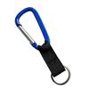 2pcs 13.2cm Quick Clip Key Ring Keychain 6 Colors Lock Buckle  for Outdoor Camping Hiking