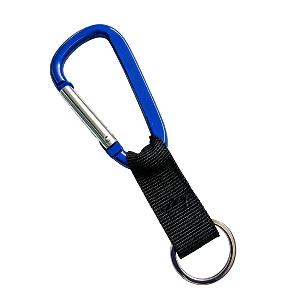 2pcs 13.2cm Quick Clip Key Ring Keychain 6 Colors Lock Buckle  for Outdoor Camping Hiking