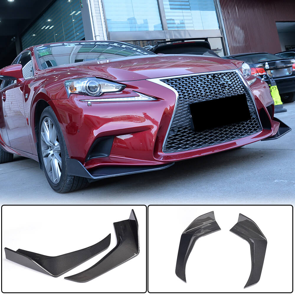 

Front Bumper Flap Pads (for F-Sport 2013-2016, Carbon) for Lexus IS 2013-