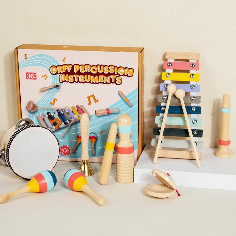 

Orff Percussion Instrument Set for Kindergarten Music Education