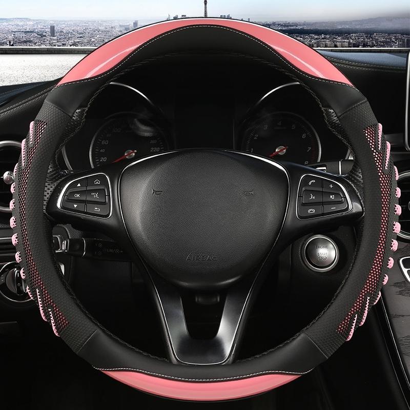 Coprivolante Tridimensionale a Nido d'Ape Copertura in Pelle Resistente con Rivestimento Antiscivolo Universale 14.5-15in