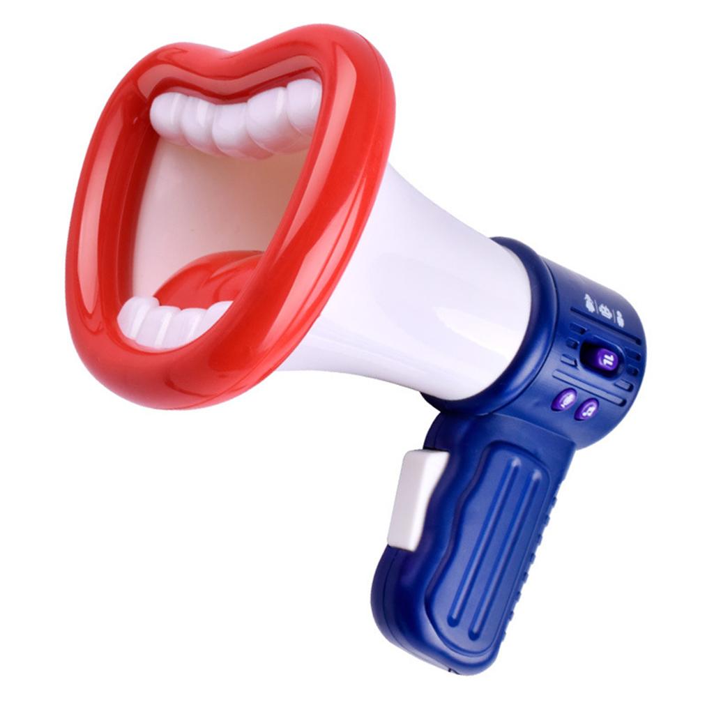 Voice Changer Horn Toy for Kids Mouth Shape Multi Button Voice Changer Horn with Skid Resistance
