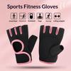 Women Men Fitness Gym Gloves Weightlifting Gloves Half Finger Breathable Non-Slip Gel Pad Bodybuilding Training Dumbbells Gloves