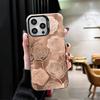 Beautiful Rose Gold Art Shockproof Phone Case for iPhone 17 Air 16 16E 15 Pro Max 14 Plus 13 Mini 12 Back Cover Anti Fall Fundas