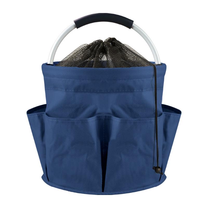 Foldable Portable Outdoor Picnic & Beach Basket - Multipurpose Handheld Storage for Toiletries, Shopping, Laundry