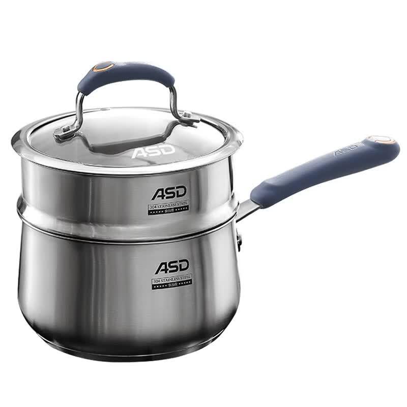 ASD 304 Stainless Steel Milk Pot and Soup Pot