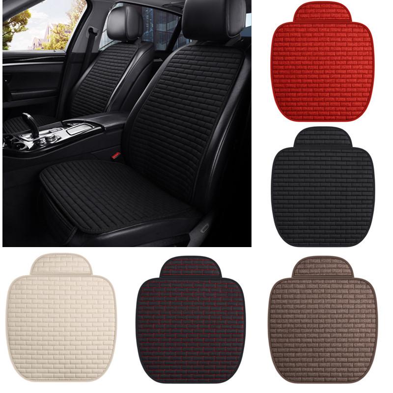 Cuscino Traspirante per Sedile Auto con Imbottitura Morbida in Lino e Supporto Antiscivolo Perfetto per la Guida Quotidiana e i Lunghi Viaggi su Strada