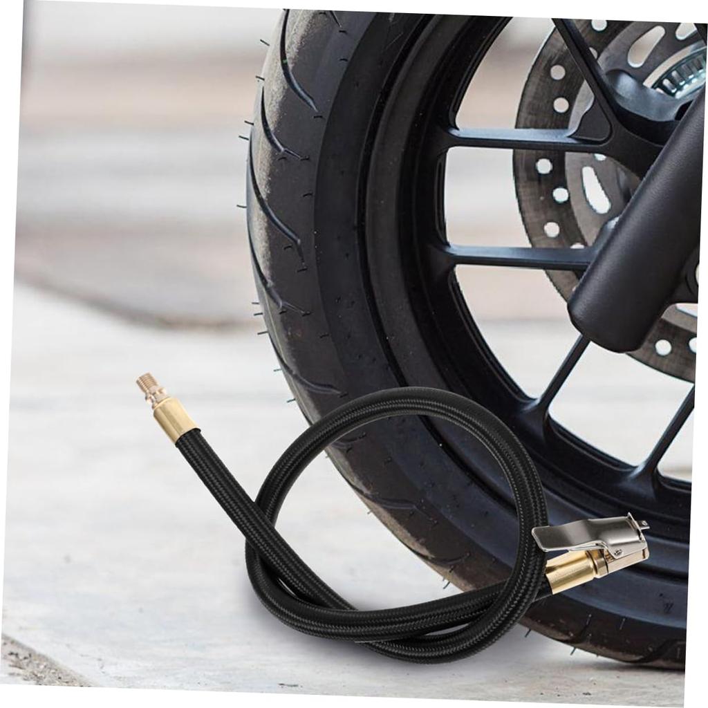 Obuyke Car Air Pump Extension Hose Replacement Hose for Quick Fill Air Pump