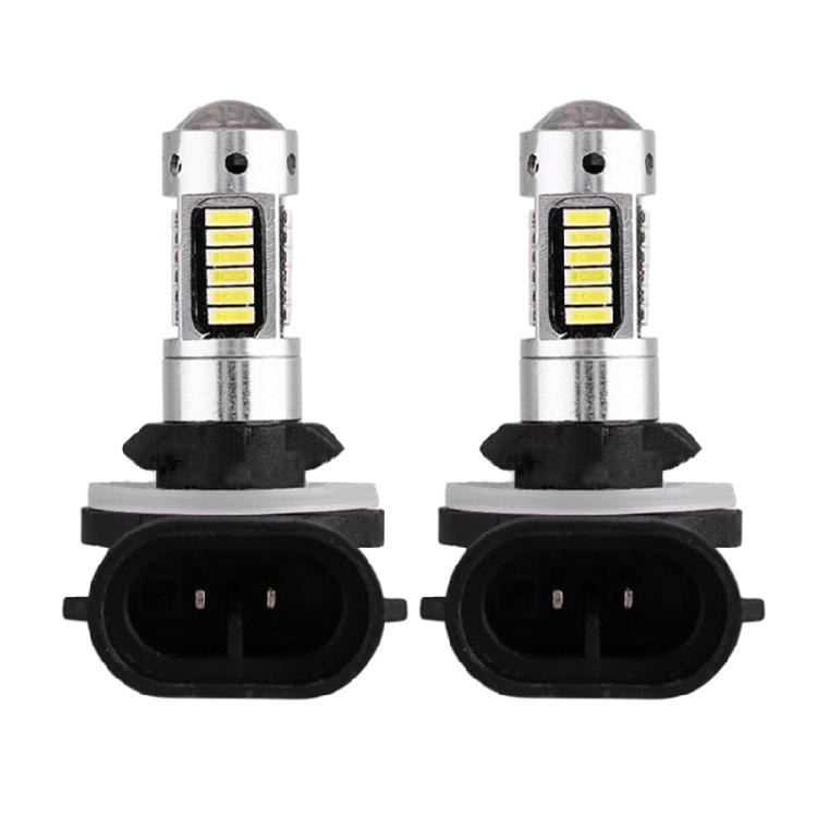 Дневная ходовая огня 12В 550Лм Супер Яркий 6500к Светодиодная Автомобильная Ходовая Огни Автомобильные Противотуманные Фары Лампа