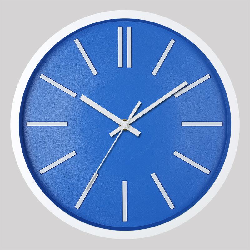12 Inch 30CM Silent Wall Clock, Creative and Fashionable, Three-dimensional Digital Minimalist Clock for Home Living Room
