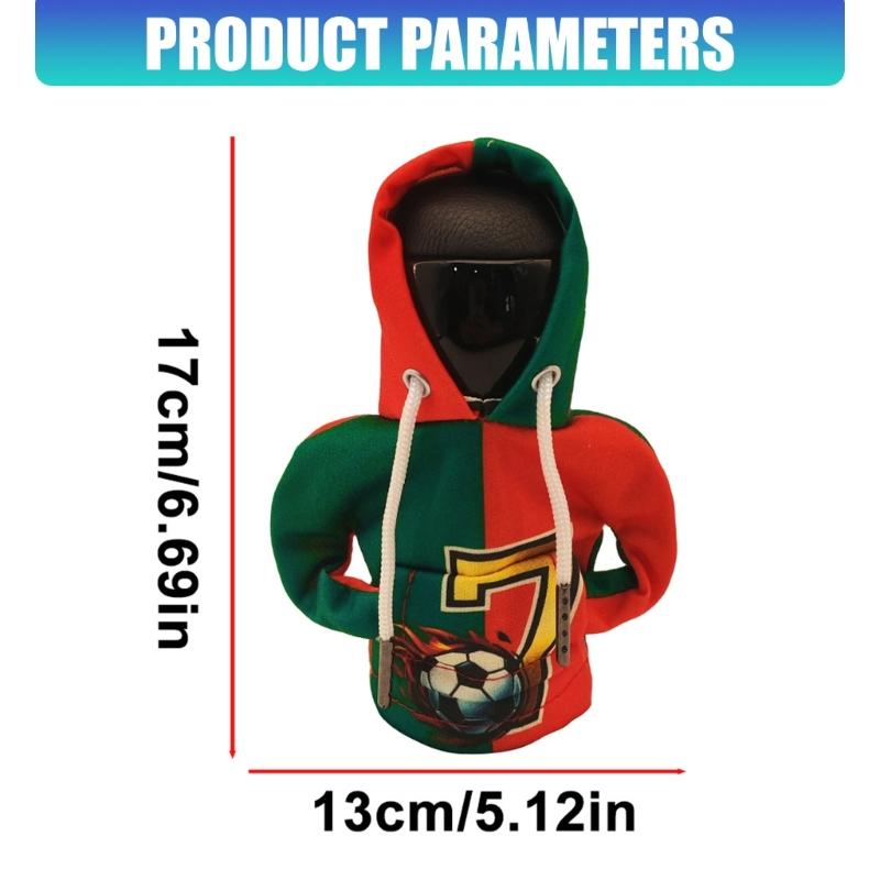 Universal Hoodie Gear Shifter Cover Car Stick Shifter Knob Cover Protectors Sweatshirt Cover for Manual Automatic Car