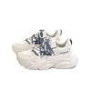 Autumn new student running sports leisure thick-soled heightening little white dad trendy shoes