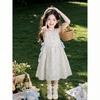 Children's Dress Summer New Full Print Tank Top Skirt Thin Sweet Princess Skirt Girls' Stylish Skirt