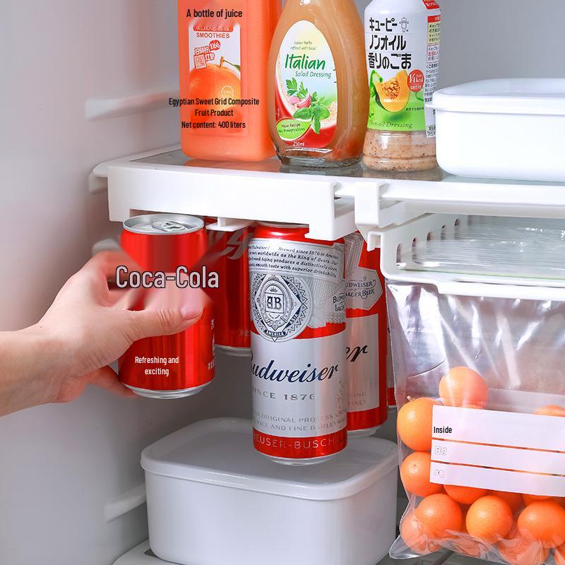 Kreativ Hängande Förvaring och Dryckesorganisatör för Kylskåp