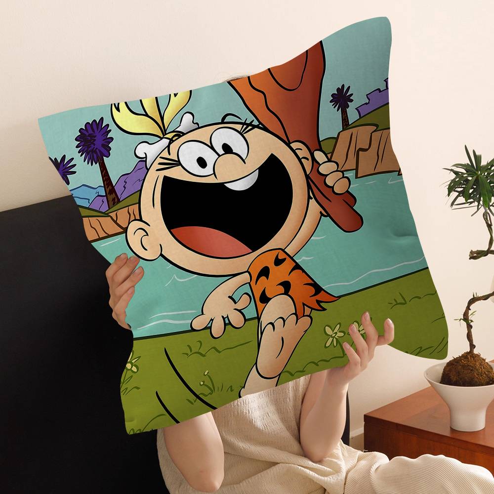 Cartoon The L-Loud H-Houses Cushion Cover Pillowcase Upholstery Sofa Throw Pillow Home Decor Pillowcas