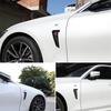 Universal 100% Real Carbon Fiber Car Front Fender Side Air Vent Cover Trim Shark Gills Side Vent Sticker Sports Style