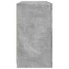 Vidaxl Cabinet With LED Lighting, Concrete Gray, 123X37X67 Cm