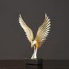 Resin Eagle Sculpture, 3D Statue Decor, Photo Props Living Shelf Home Decor Outdoor
