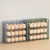 Fridge Egg Storage Box Three Tiers Large Capacity Space-Saving Egg Organizer Refrigerator Side Door Egg Dispenser