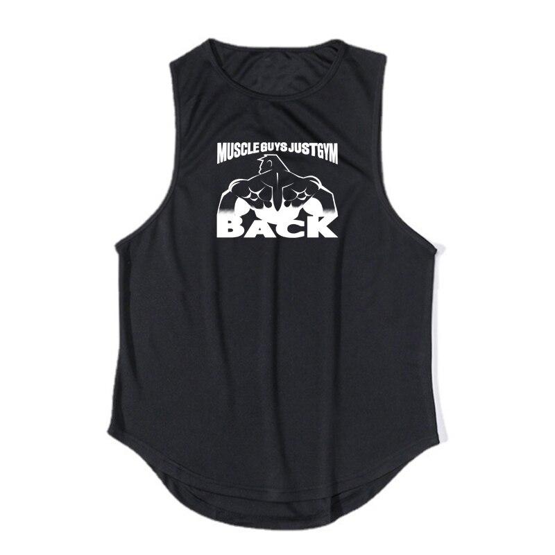 Muscleguys Îmbrăcăminte de gimnastică pentru bărbați Sport Tide Vestă pentru tineret Vară Subțire, cu uscare rapidă, Frumos Baschet, Tricou fără mâneci