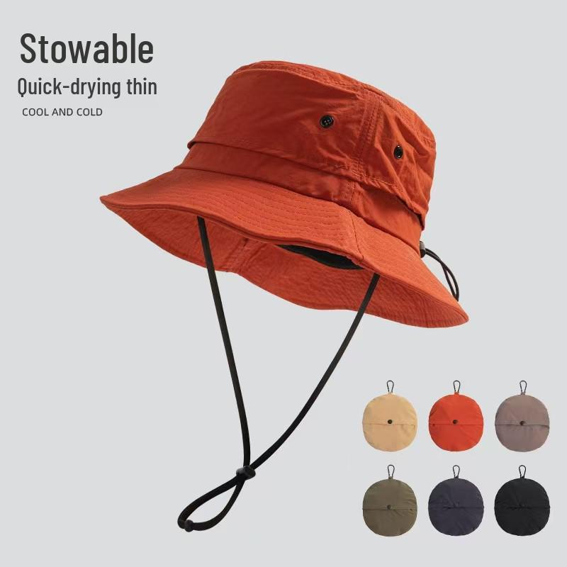 Unisex wasserdichter, schnell trocknender, faltbarer Eimerhut für Outdoor-Sommeraktivitäten