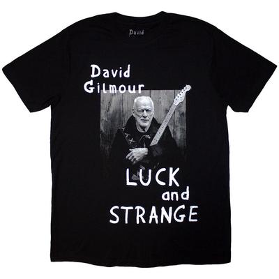 David Gilmour Luck & Strange Ritratto Maglietta Uomo