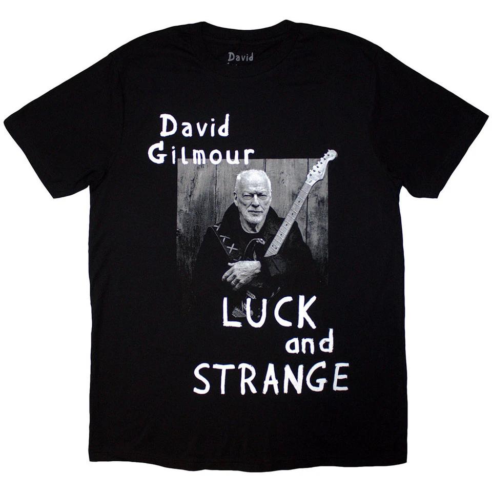 

David Gilmour Luck & Strange Portrait Official Tee T-Shirt Mens L