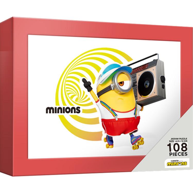 108-piece Jigsaw Puzzle - Minions - Music (Mini) (Case Frame), Popular Korean Puzzle