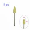 6pcs/10pcs Silicone Rubber Dental Polishing Polisher Grinders Nail Drill Bits for Electric Manicure 2.35mm Shank