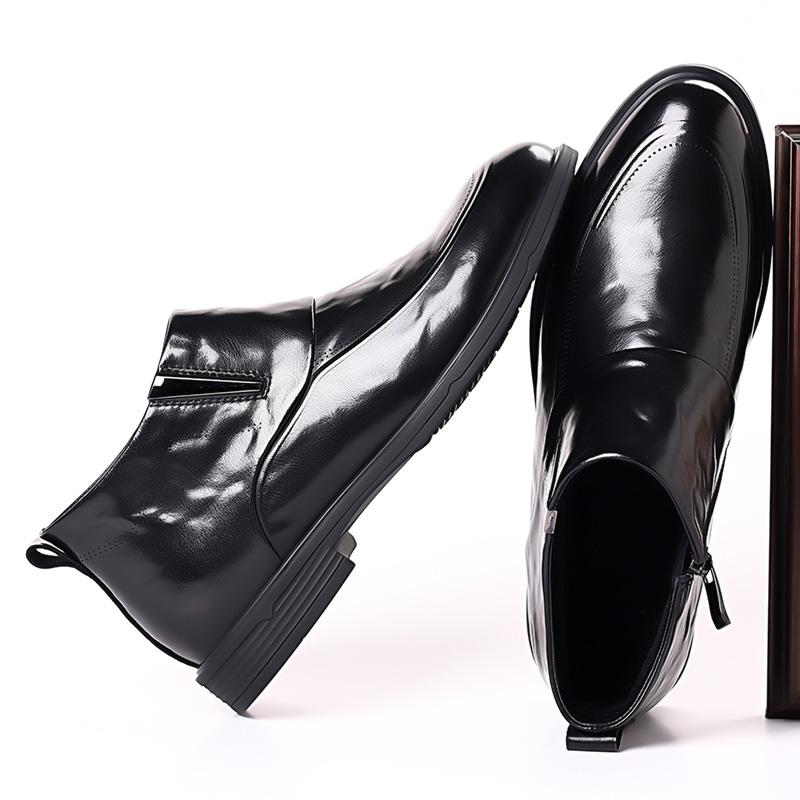 

Модные мужские кожаные туфли в стиле минимализма в деловом стиле на каждый день. Удобная мягкая подошва. Плоская подошва. Для свадеб и работы в офисе. Высокие туфли. 44 чёрный