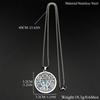 Mother Child Tree Of Life Abalone Shell Pendant Necklace For Women Men Stainless Steel Love Family Healing Charm Chain Jewelry