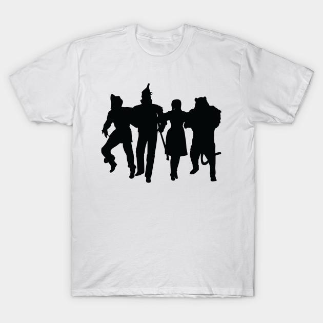 

Men Black Print T-shirt Wizard Of Oz No-Cut Transfer Paper Print Cotton Tshirt L білий