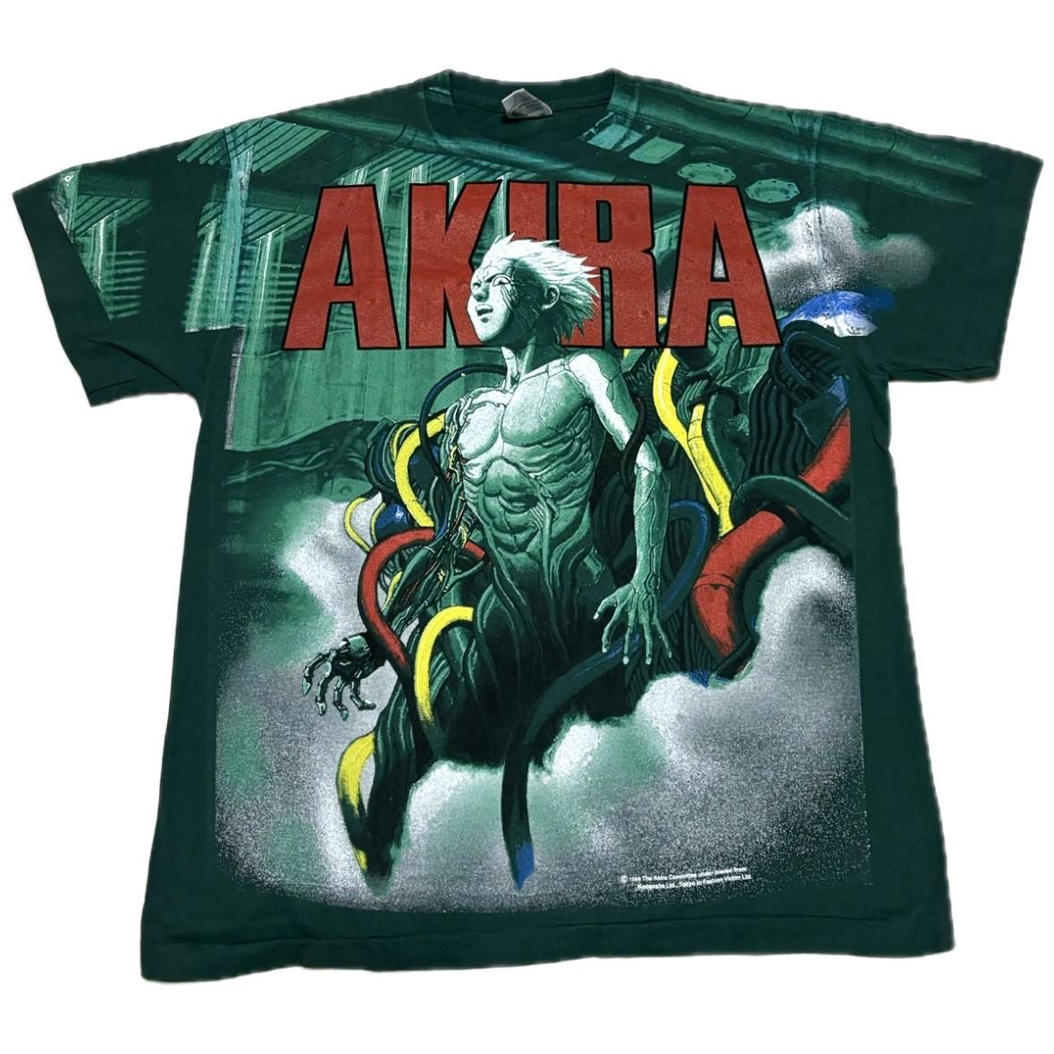 Vintage AKIRA AOP Tetsuo Awakening 1988 80s Anime XL Single Stitch Shirt REPRINT S