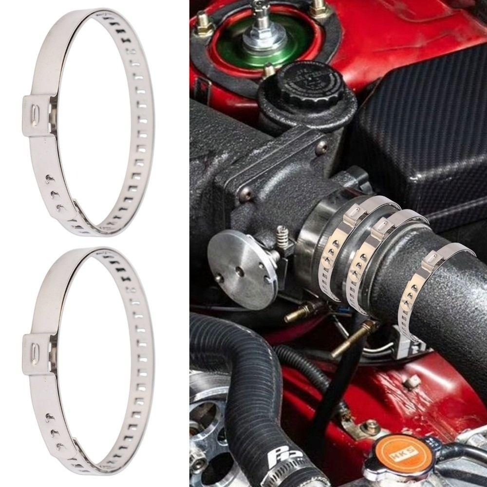 20Pcs Stainless Steel Cars CV Boots Clamps Adjustable 20-125mm Car Accessories Auto Hoses Clamps