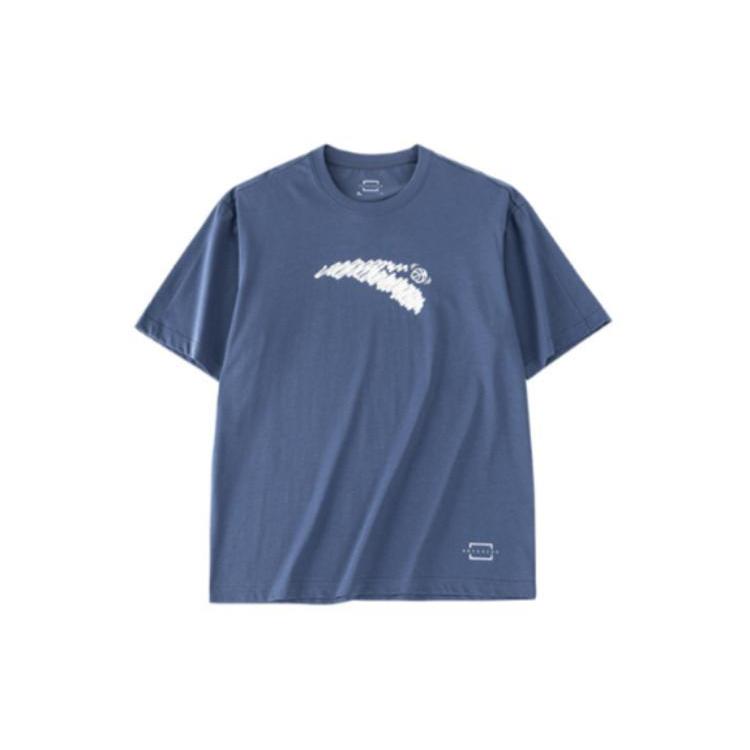 Anta T Shirt Unisex Riverbank Blue 972321102-4 XL