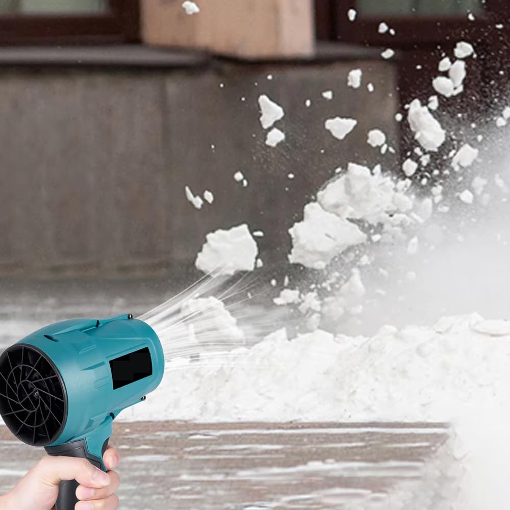 Zmart Bürstenloser 2000W Elektrischer Turbo-Gebläse Jet-Ventilator Gewaltiger Autotrockner Handstaubbläserwerkzeug für Makita 18V 200M/S