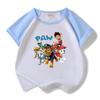 Paw Patrol Summer 2022 Kids' Two-Piece Set: Trendy Short Sleeve T-shirt & Shorts for Boys and Girls
