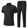 2026 Men's Casual Cotton Polo and Pants Set – Breathable, Comfortable, Customizable