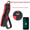 Portable LED Flashlight 60W COB Magnetic Work Light USB Rechargeable with Hanging Hook for Outdoor Working Repair Camping