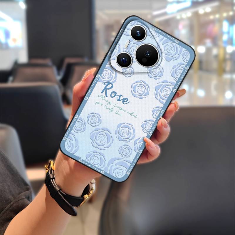 Ölgemälde Staubdichte Handyhülle für Huawei P70 Pro/Pura 70 Pro+ Stoßfestes TPU Langlebig Cartoon Vollständiger Rundumschutz Weiche Hülle