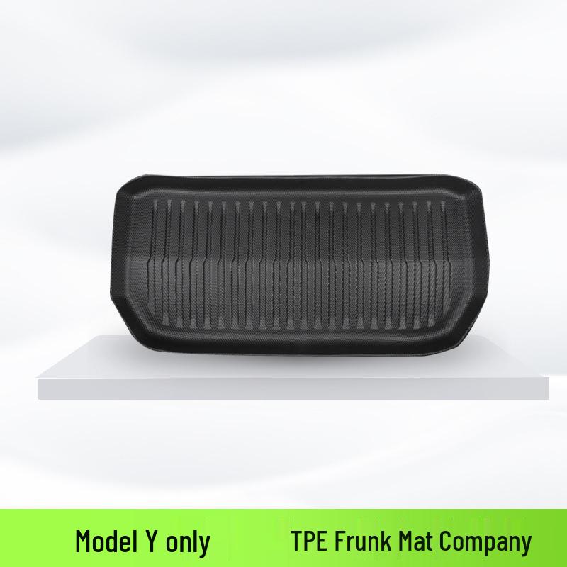 Tesla Model Y TPE Trunk Mat: Waterproof, Wear-Resistant, Easy to Clean Floor Protection